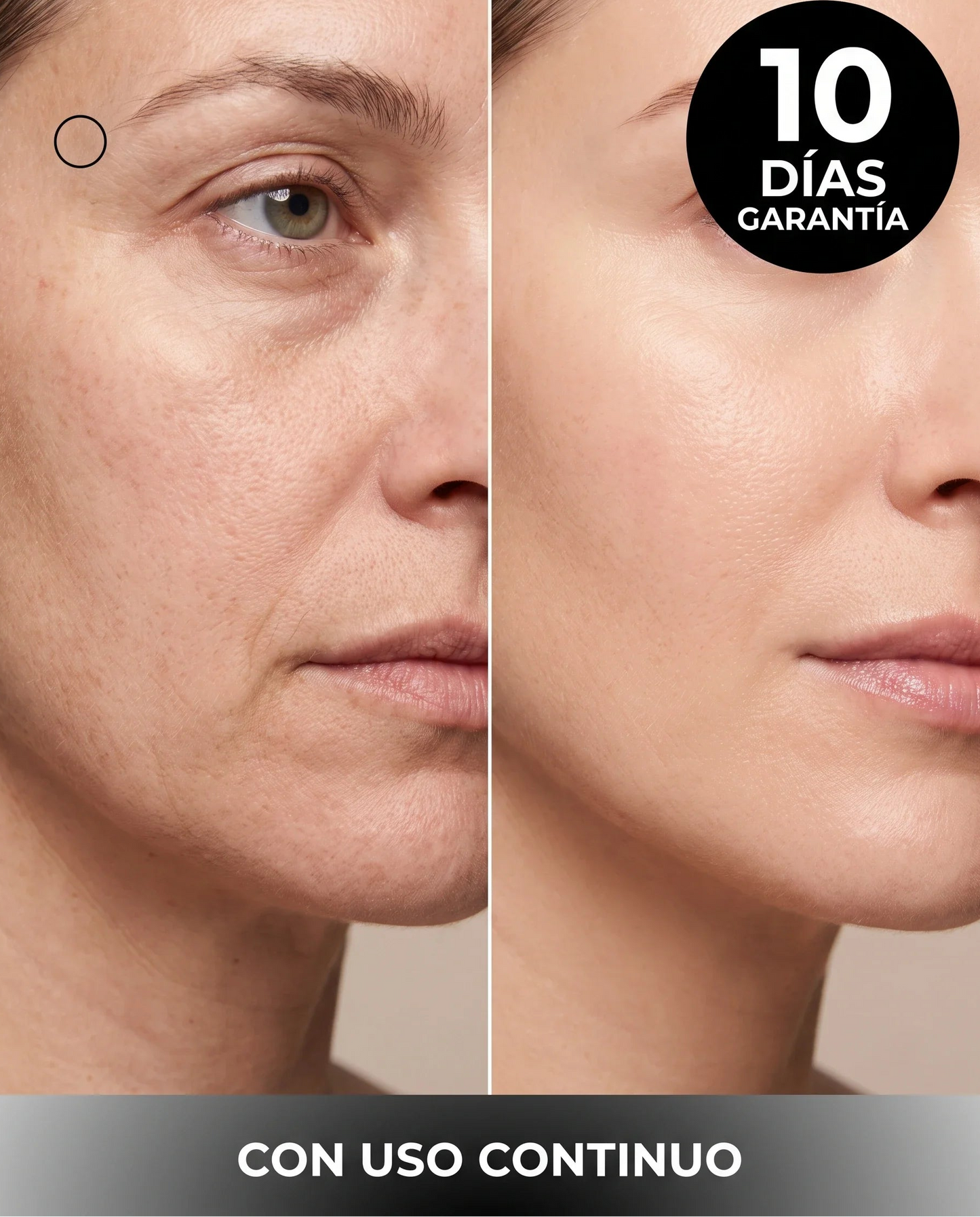 Masajeador Facial Reafirmante 3 en 1 - resultado en la piel