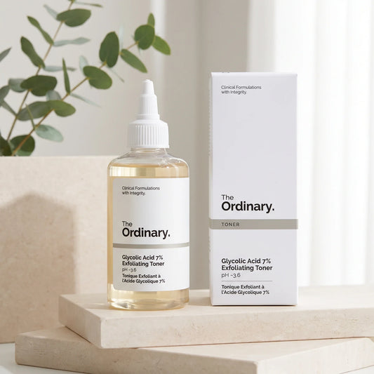 Ácido Glicólico 7% The Ordinary — botella y caja originales