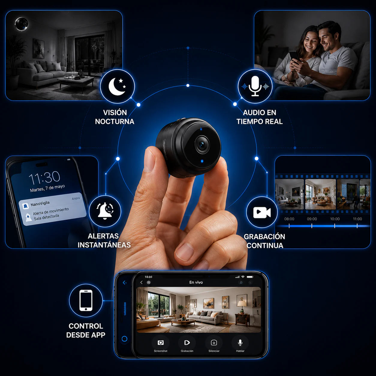 Mini Camara A9