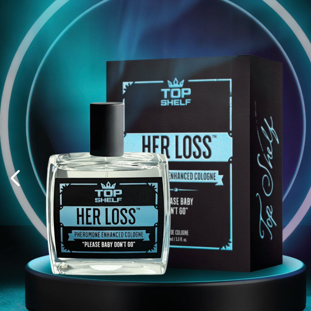 Herloss Perfume - Catalog hero — bottle + box together