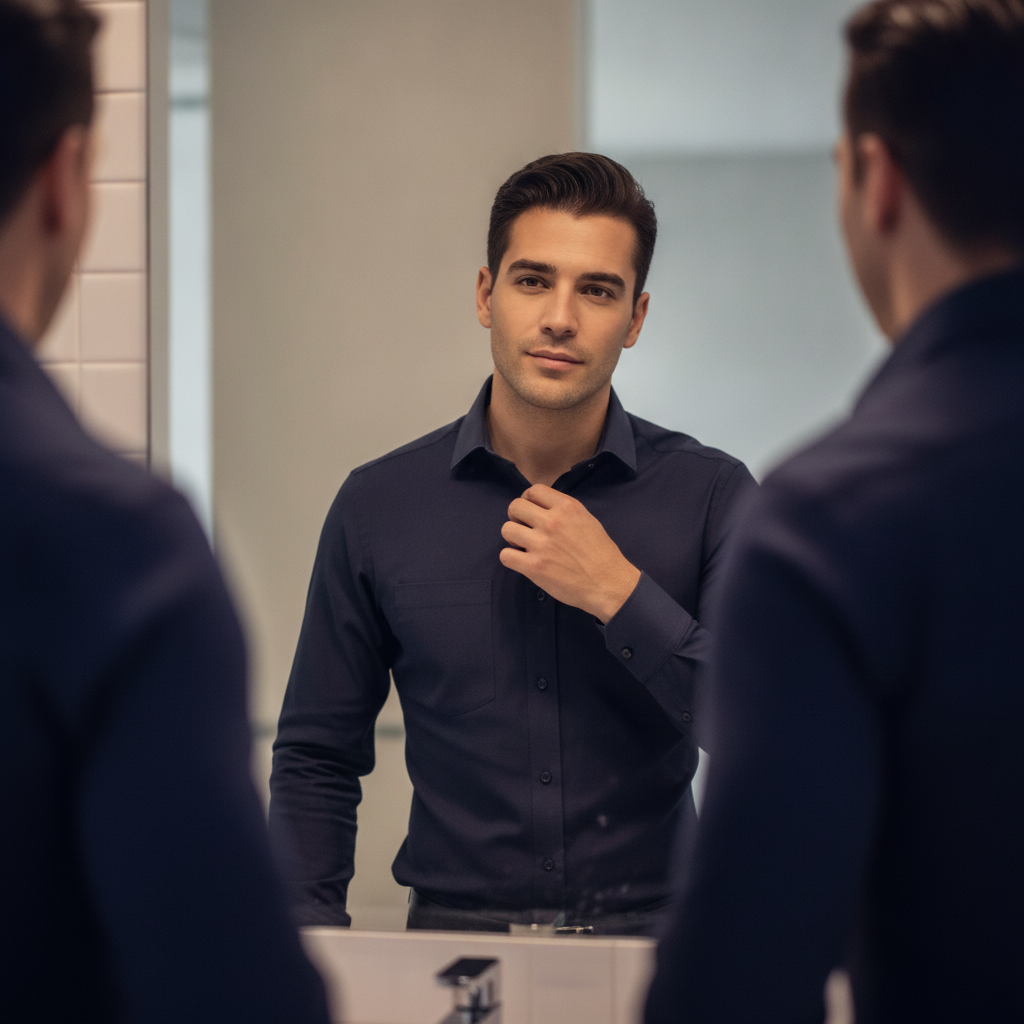 Herloss Perfume - Lifestyle — confidence, not magic (grooming ritual)