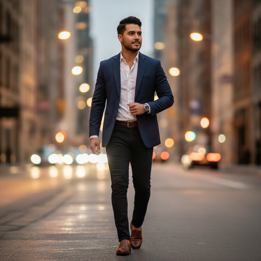 Herloss Perfume - Lifestyle — confident, heading out for the evening