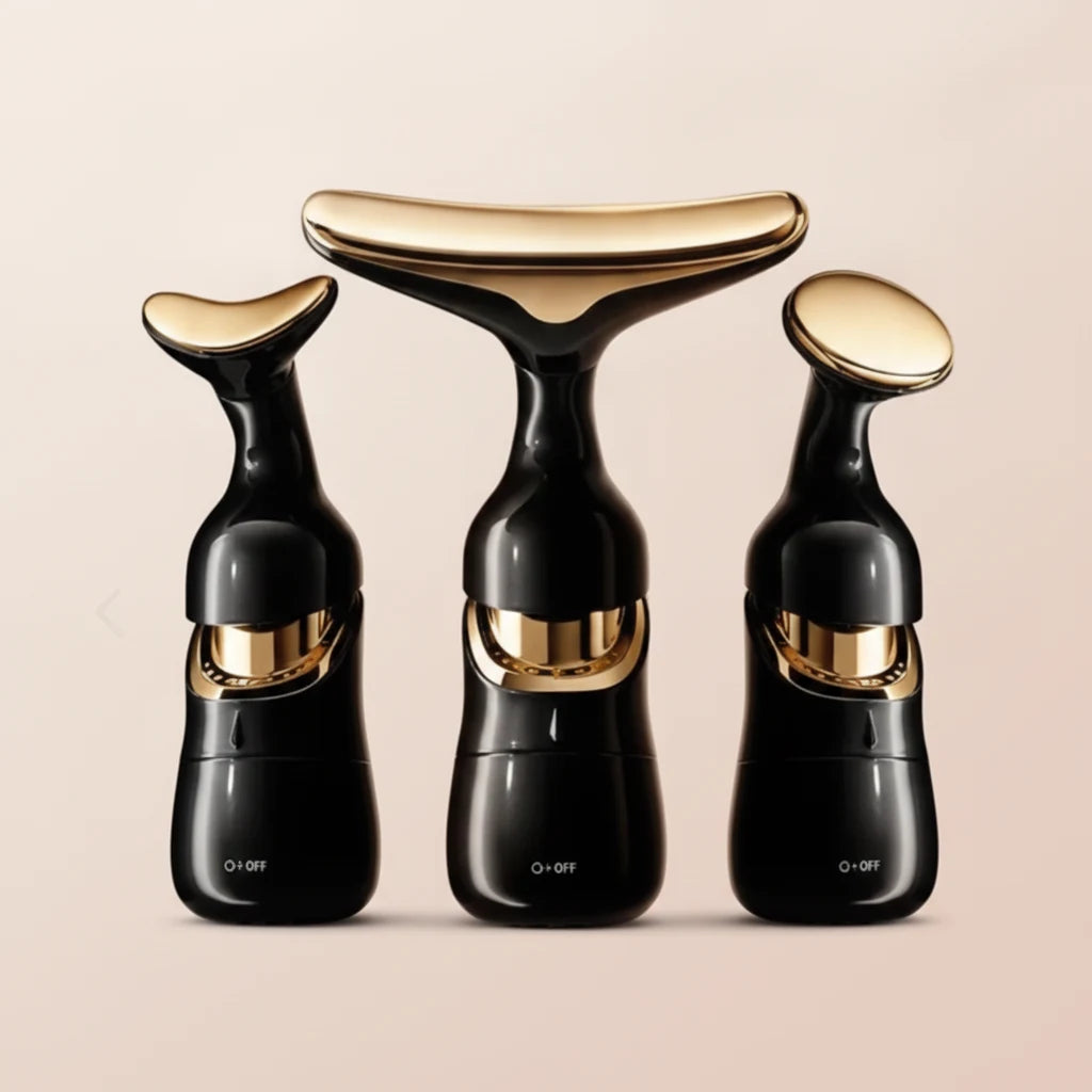 Masajeador Facial Reafirmante 3 en 1 - Hero — producto solo, estudio limpio