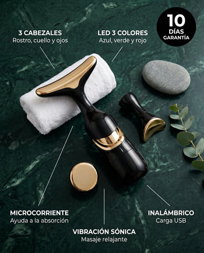 Masajeador Facial Reafirmante 3 en 1 - características