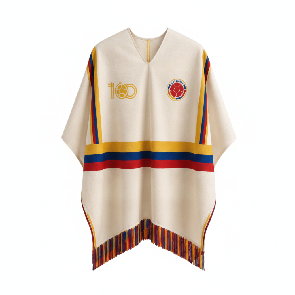 Poncho Colombia crema - Catalog hero — Crema variant featured image