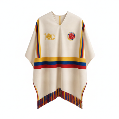 Poncho Colombia crema - Catalog hero — Crema variant featured image