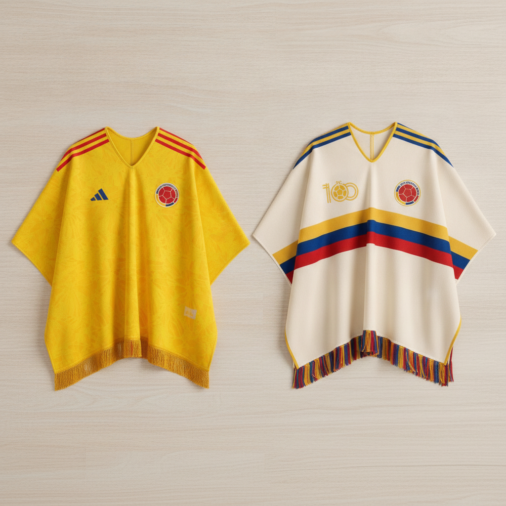 Poncho Colombia ambos - Variant comparison — choose your color