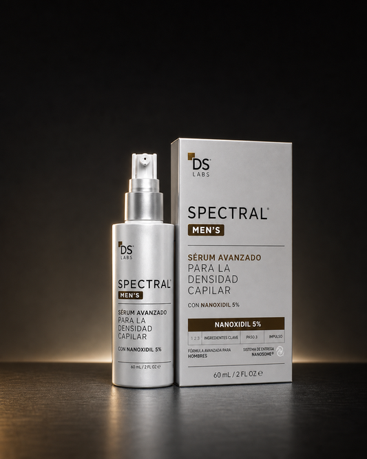 Spectral Men's sérum capilar de 60 ml con caja